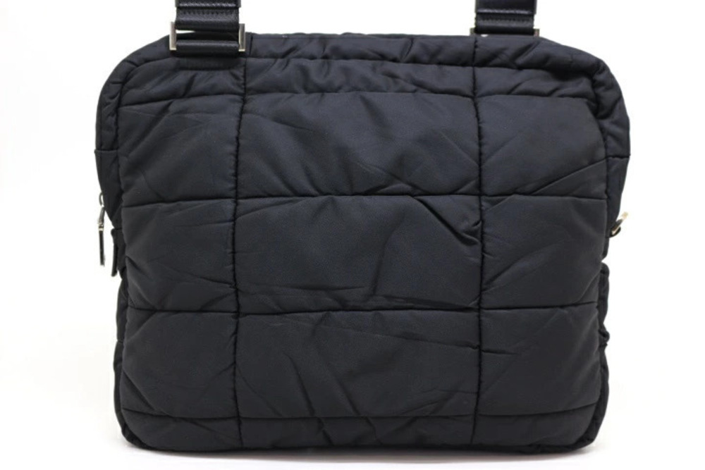 Prada Bag Shoulder Quilted Black